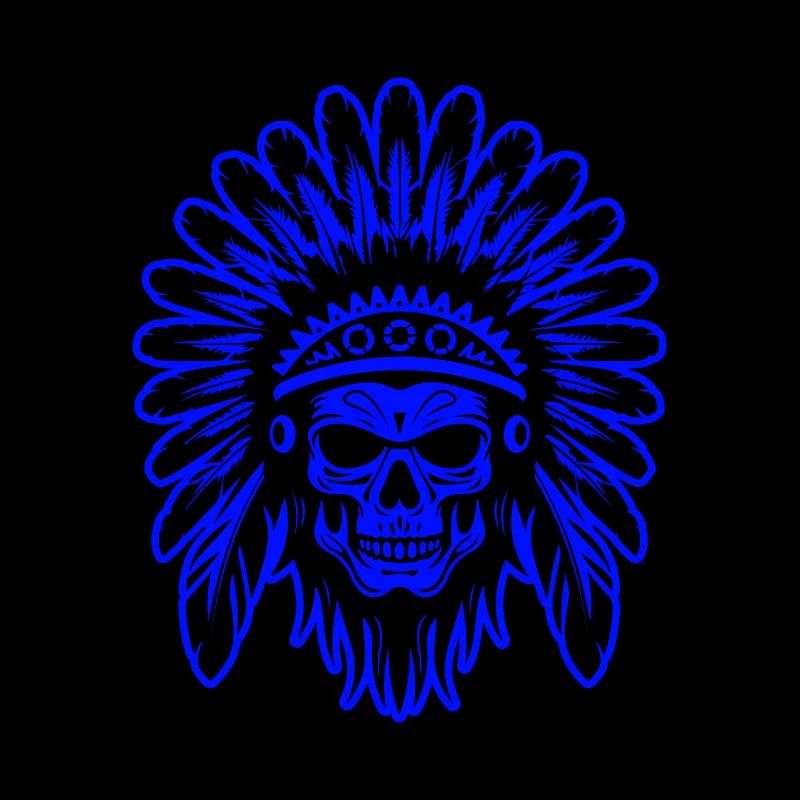 Crâne Apache Indien