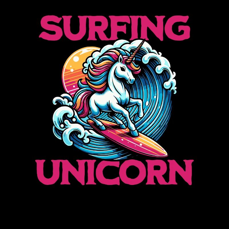 Licorne de surf