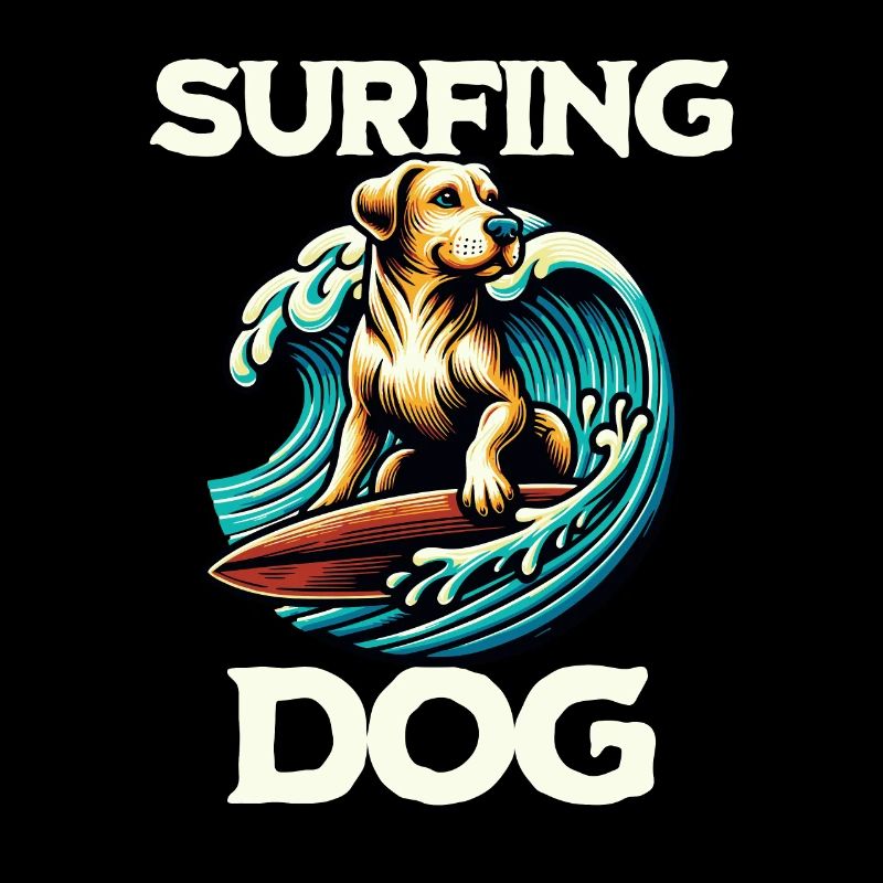 Surfing Dog