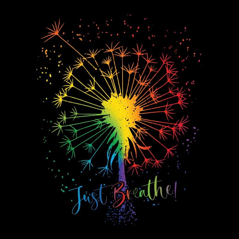 Just Pusteblume Breathe Regenbogen LBGT Sarkasmus