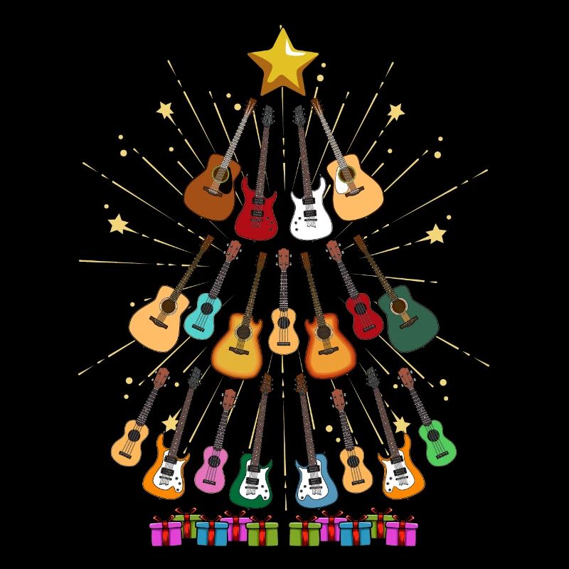 Guitar Christmas tree Christmas gift Gitarris