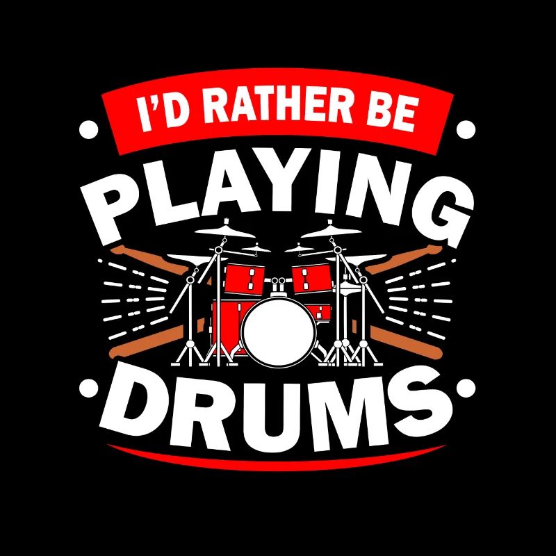 Schlagzeug Schlagzeuger Drummer Geschenk
