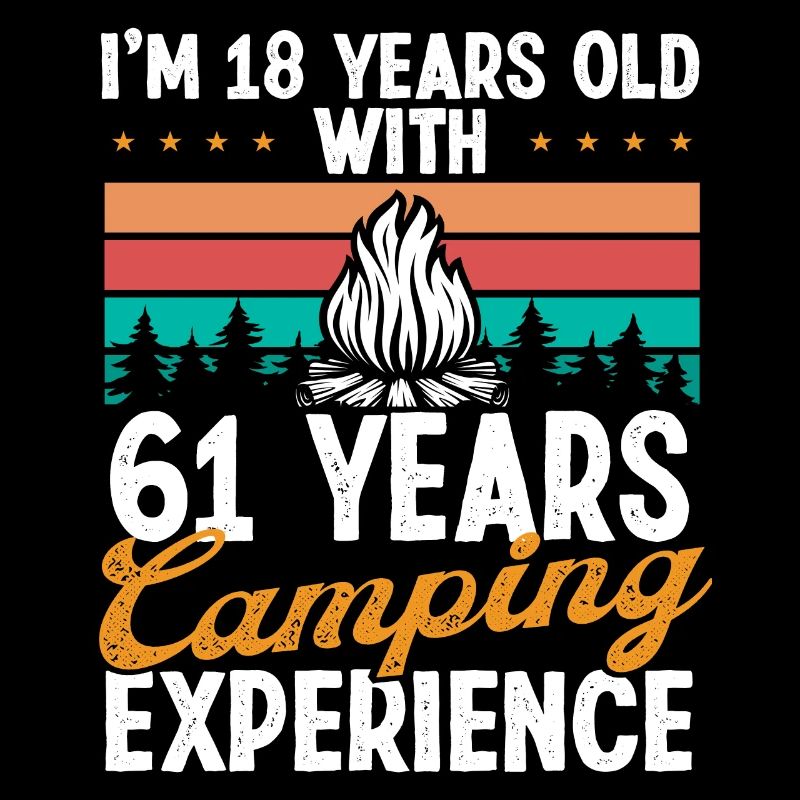 79 Year Old Camper Mountains Camping 79 Birthday