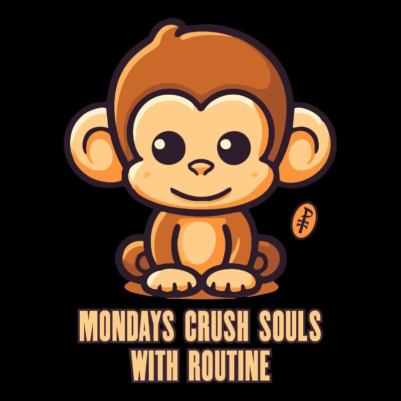 Mondays destroy souls WITH ROUTINE, monkey