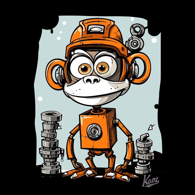 The funny, funky robo-monkey