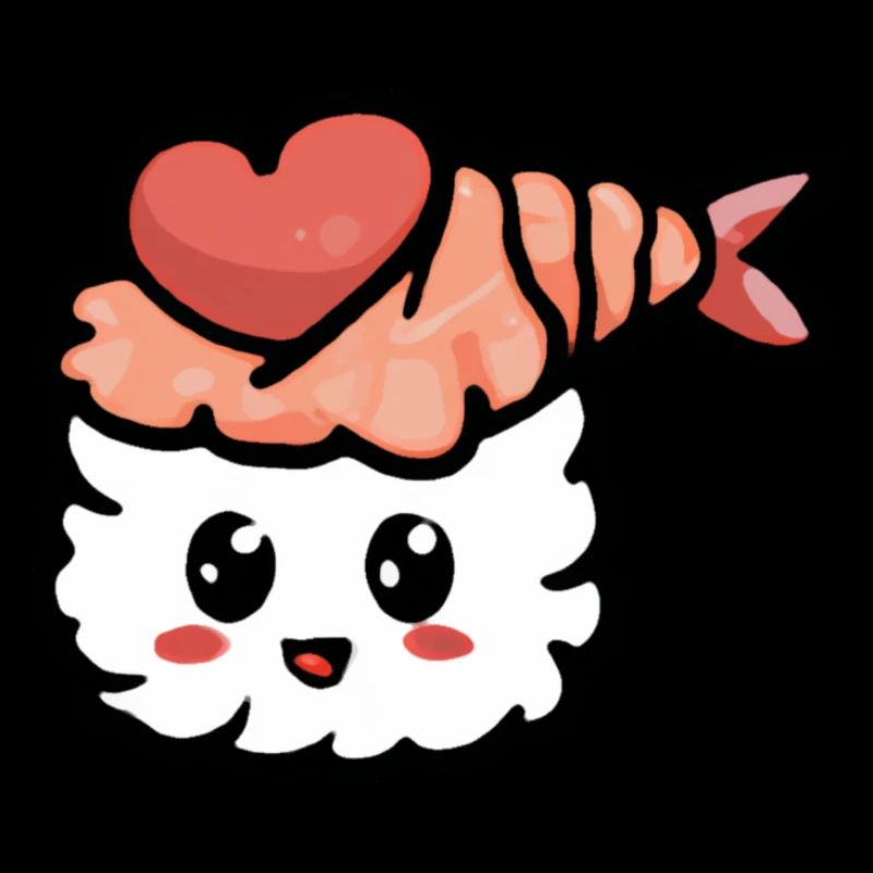 Sushi Garnelen mit einer Portion Liebe