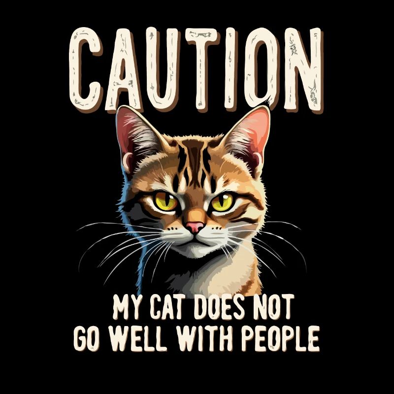 Drôle de chat Chat Propriétaire Chat de compagnie