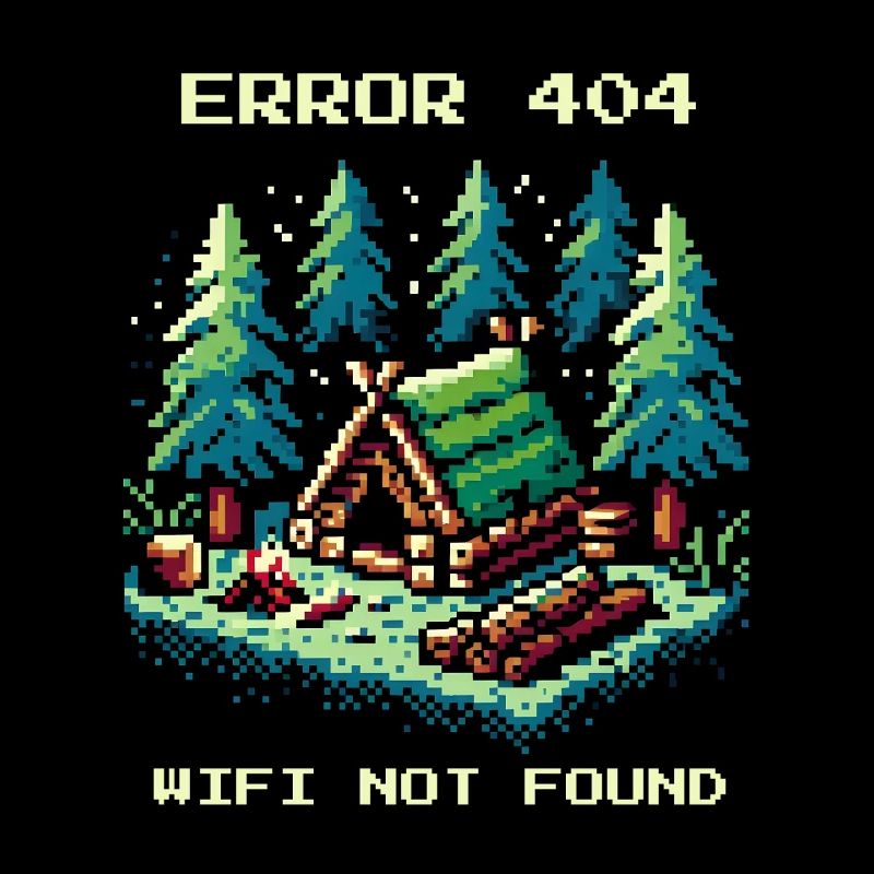 Error 404 WiFi Nicht Gefunden Bushcraft Gaming