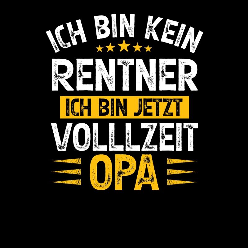 Rentner Geschenk stolzer Opa