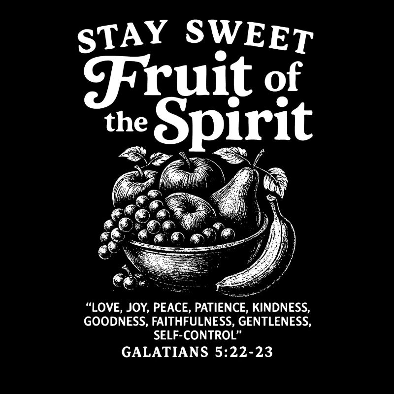 Fruit de l’ Conception de versets bibliques