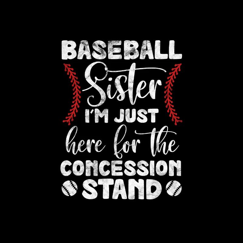 Baseball Schwester Bruder Geschwister Geschenk
