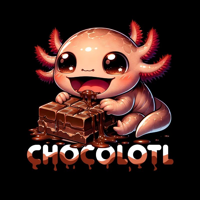 Chocolate Chocolate Cake Candy Axolotl