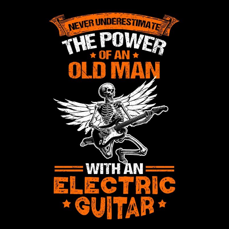 Rock and Roll Alter Gitarrist E-Gitarre