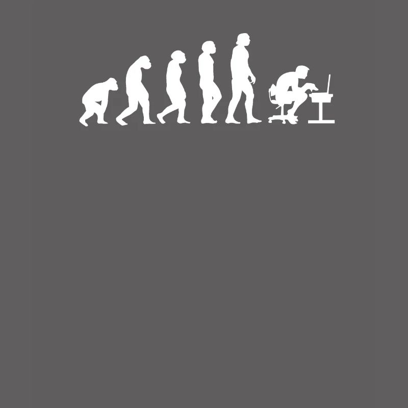 Gamer PC Informatiker Evolution Nerd