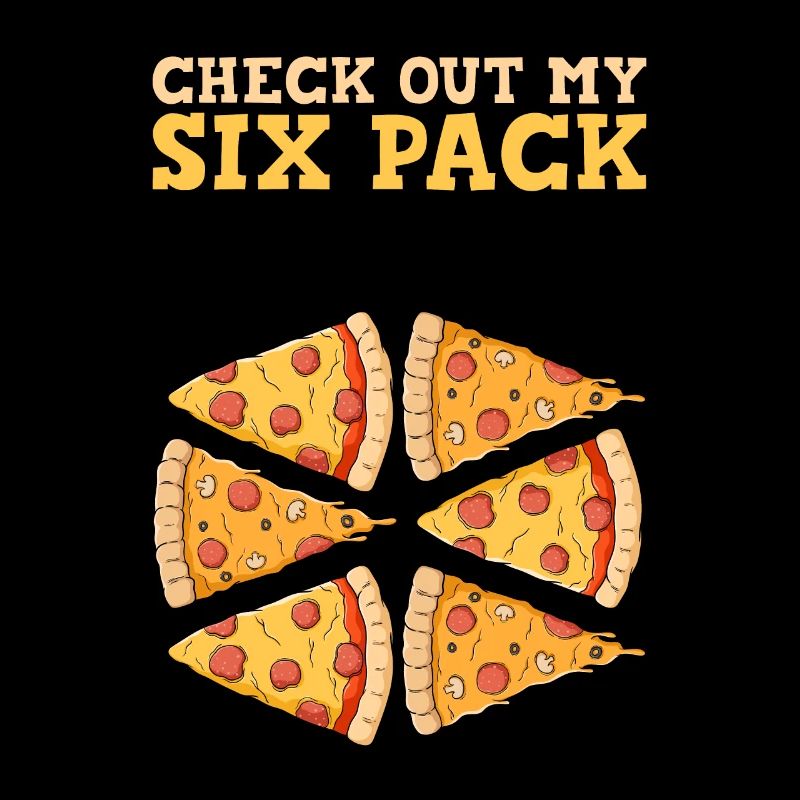 Muscles abdominaux Pizza Chef Gym Sixpack