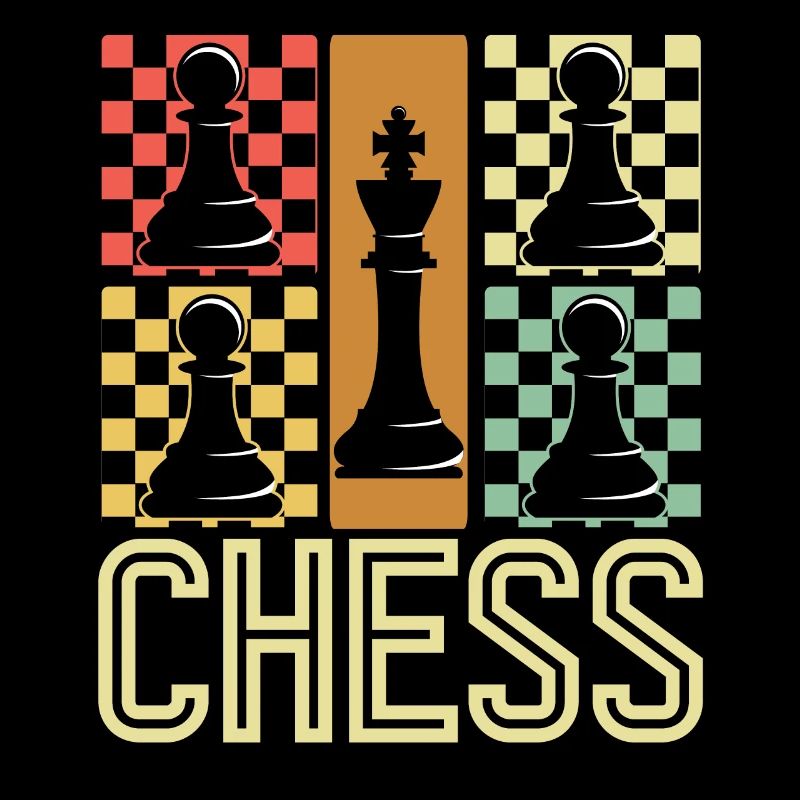 Schach Schachfigur Chess mit Schachbrett