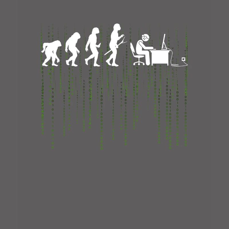 Evolution Computer Enticklung BrushIng Gift