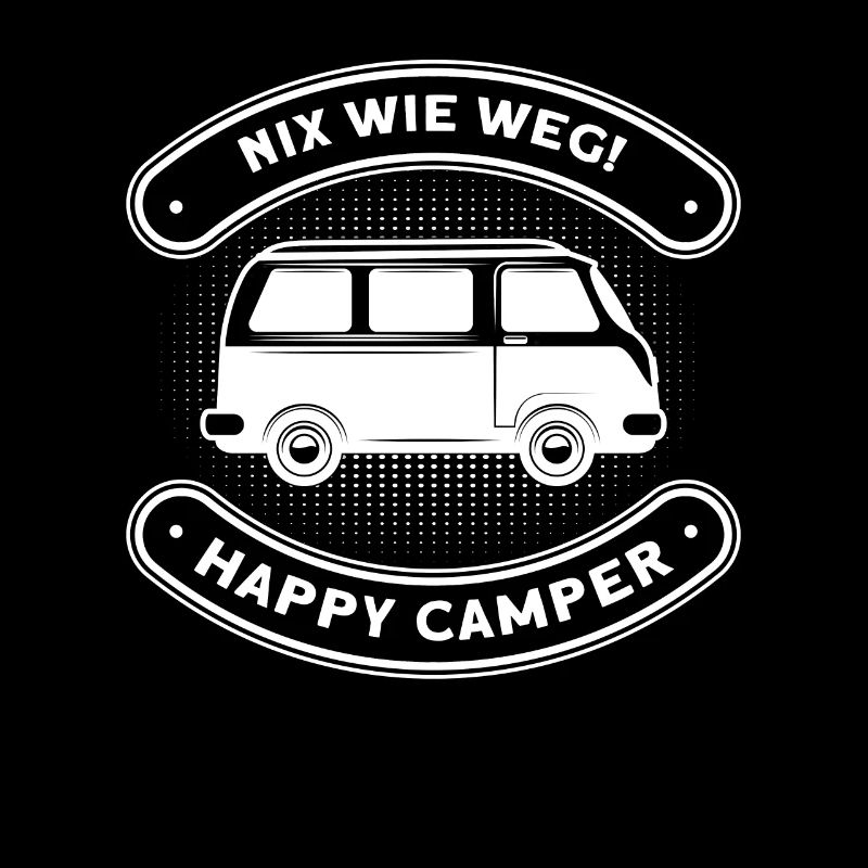 Nix Wie Weg Camper Camping Wohnwagen Geschenk