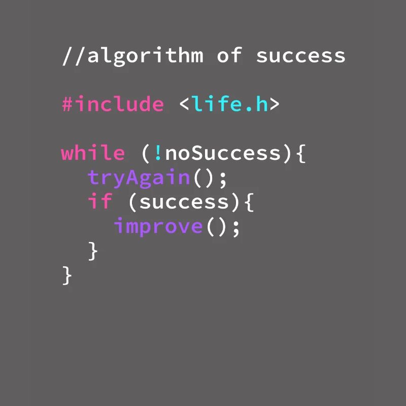 Algorithmus Erfolg Programmierer Programmcode