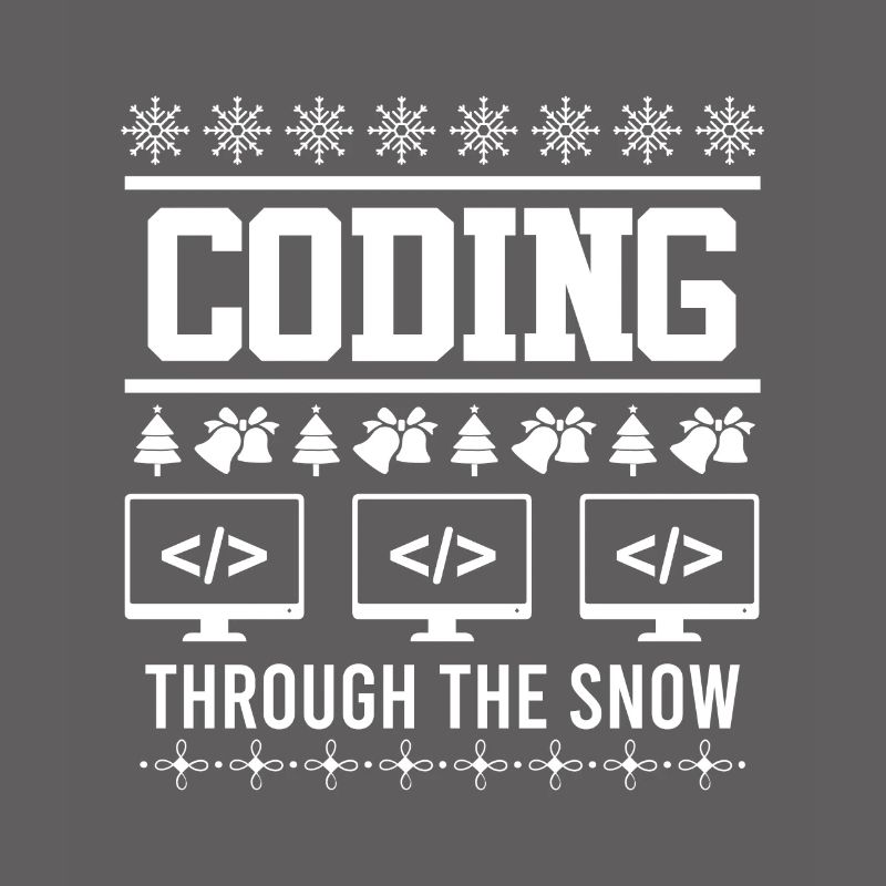Coder Ugly Christmas Noël Coding through