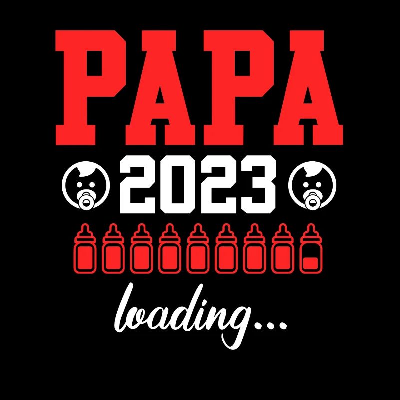 Papa 2023 loading Dad-to-be Father 2023
