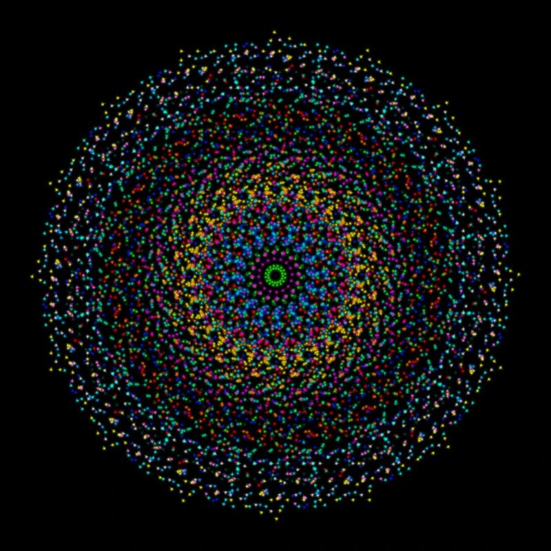 Geometrisches Mandala-Design