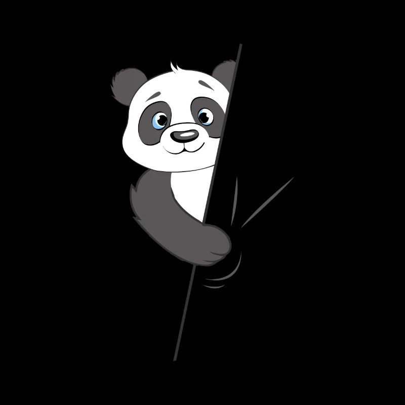 L’ours panda se cache