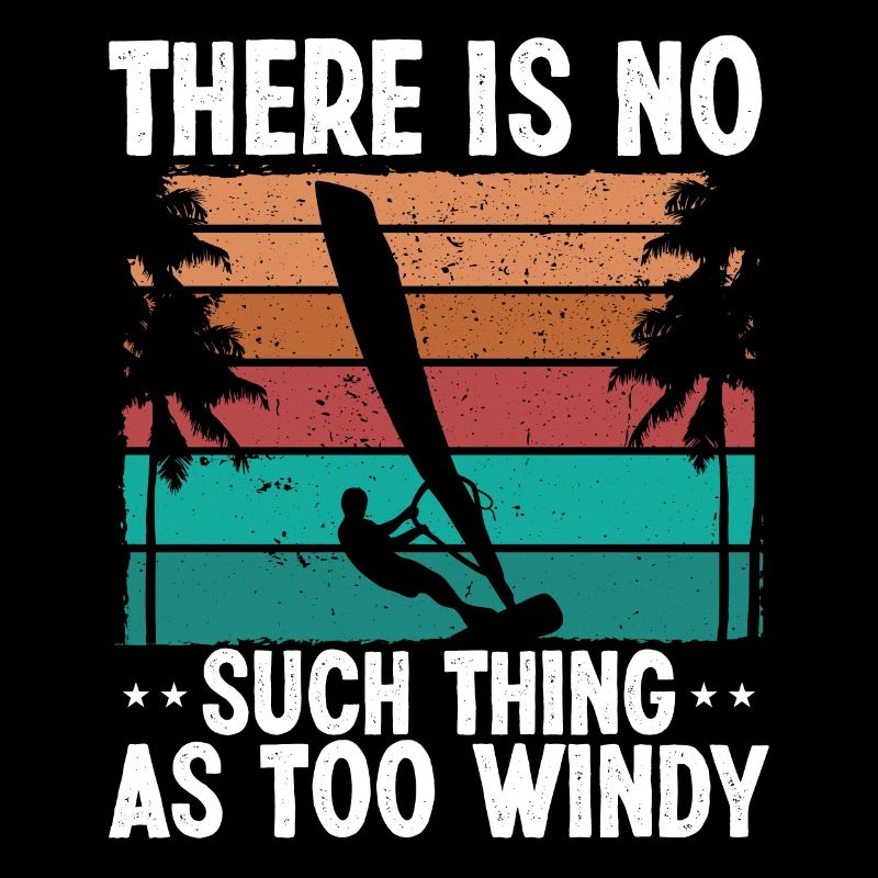 Windsurfer Sail Not too windy Vintage Board