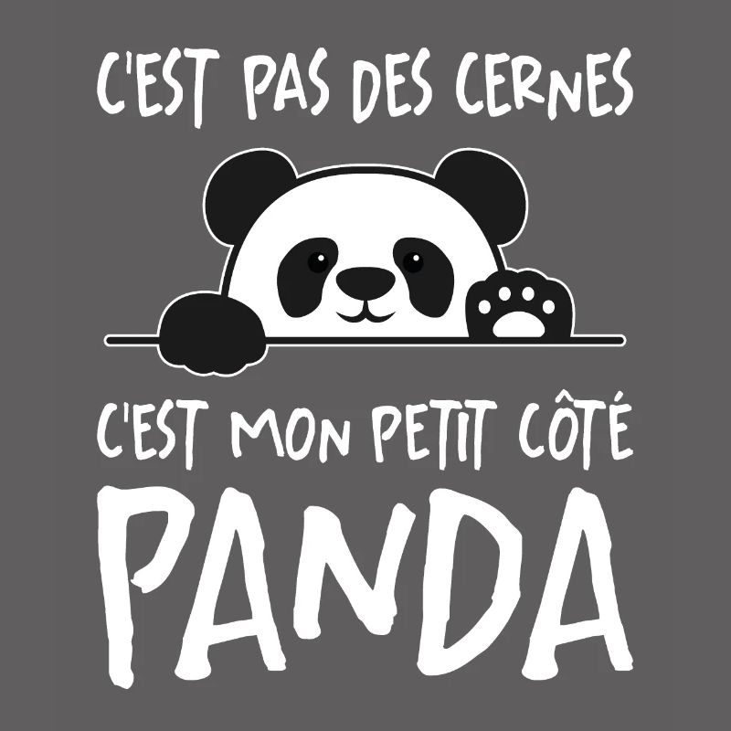 C'est Pas Des Cernes Citation Idée Cadeau Panda