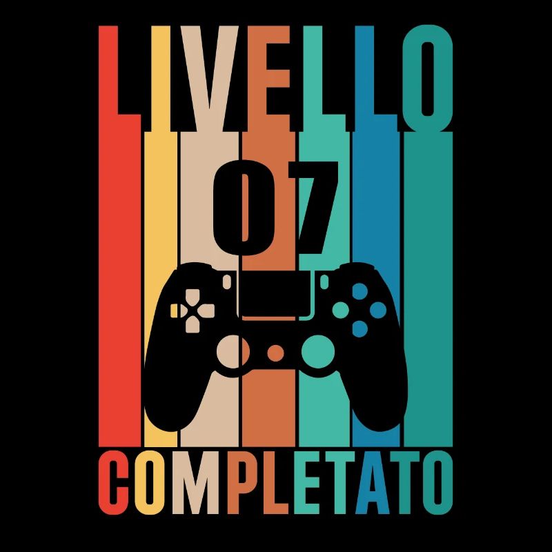 7th Birthday Player Level 7 Complete 7 Years
