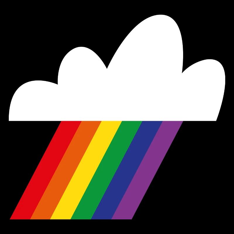 Regenbogenwolke