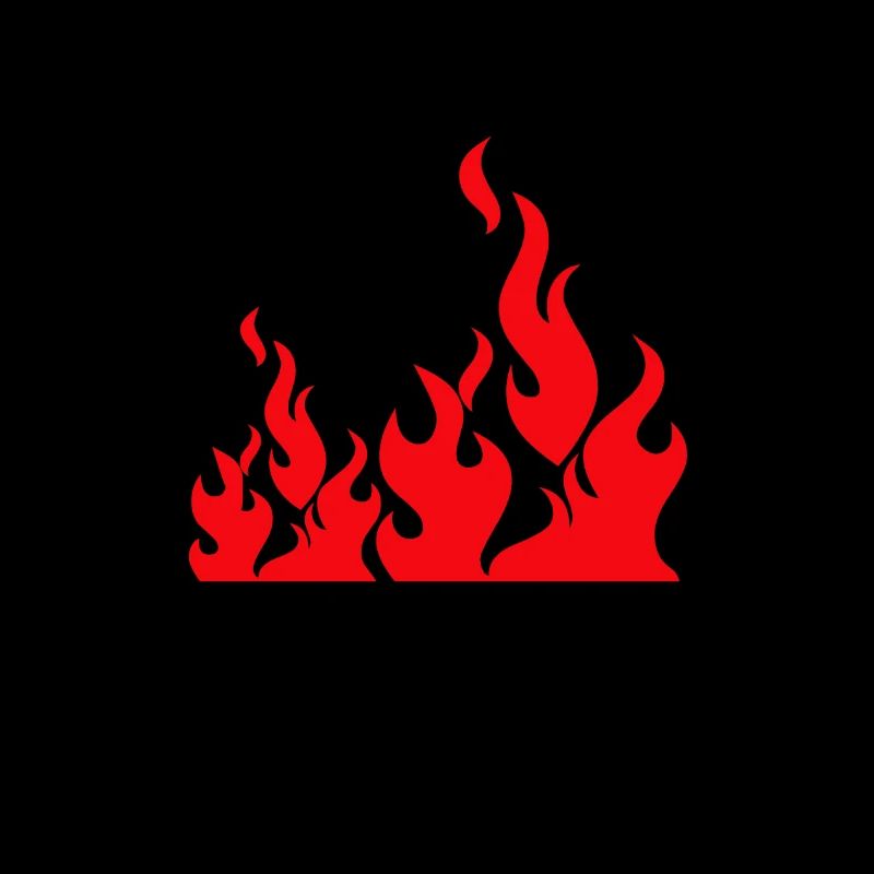 Flammen lodernd beeindruckend