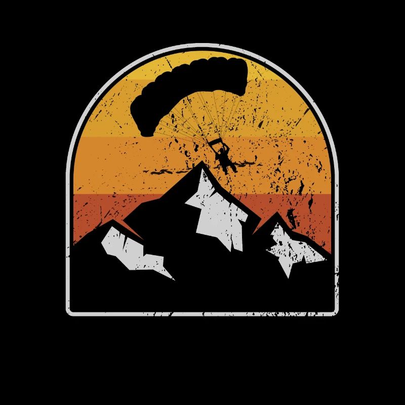 Parachute Sports Retro Paraglider Paragliding
