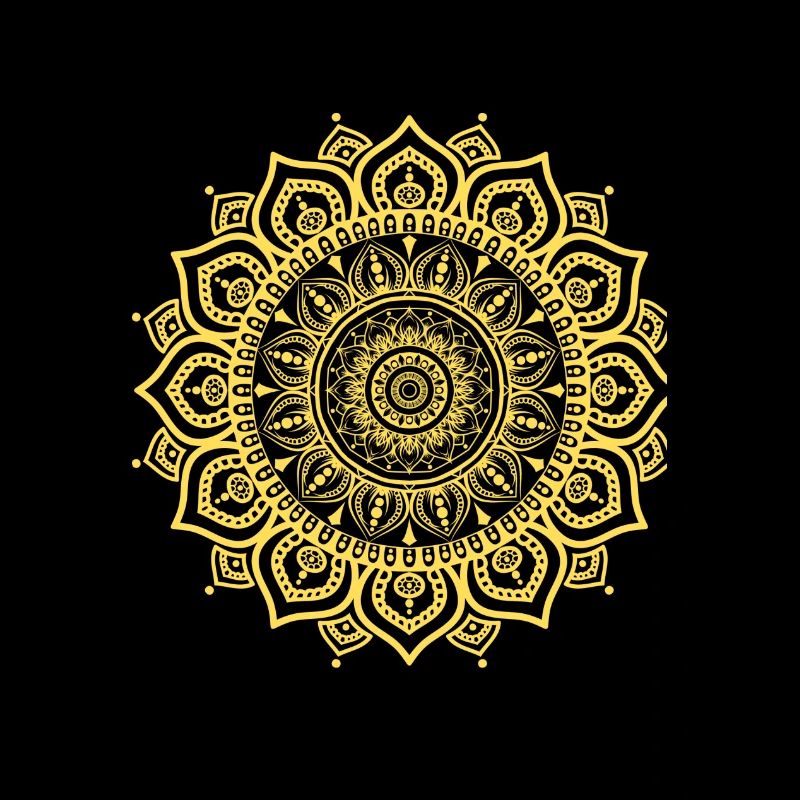 Mandala Gelb