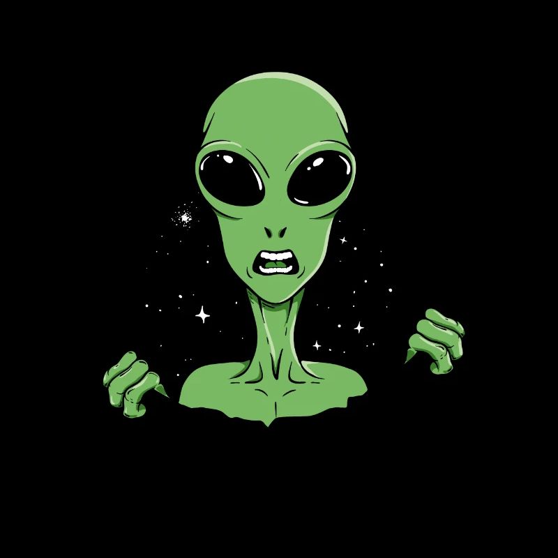 Alien regarde dehors