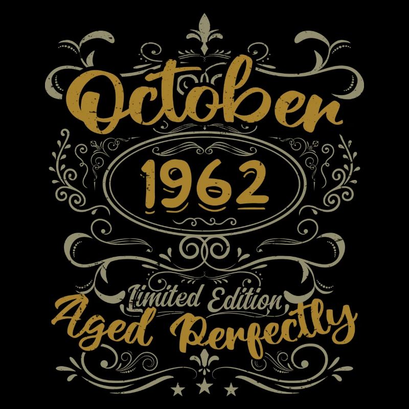 October 1962 Gift 1962 Birthday October 1962