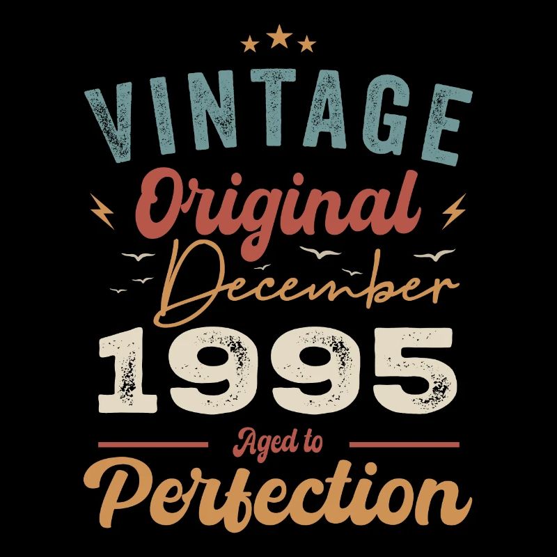 Vintage Geburtstag - Dezember 1995 - Geschenkidee