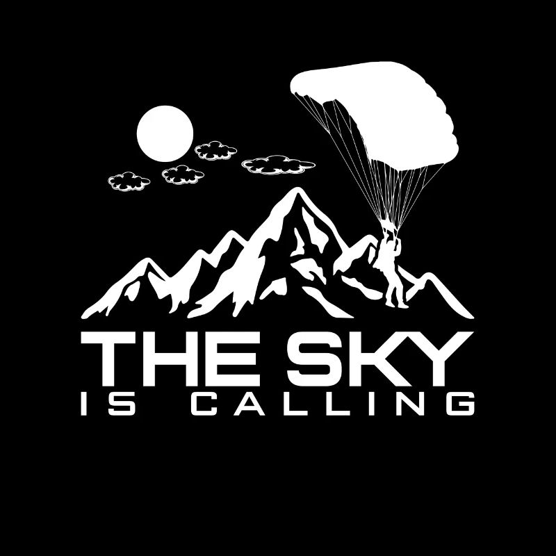 The Sky Is Calling Parachute