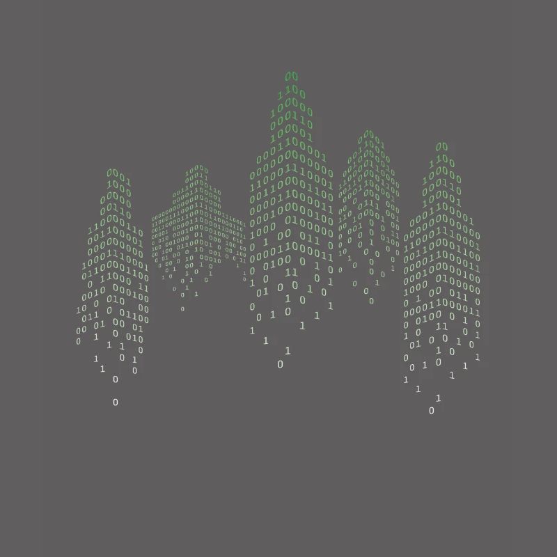 Binary City Computer Scientist Hack Coder