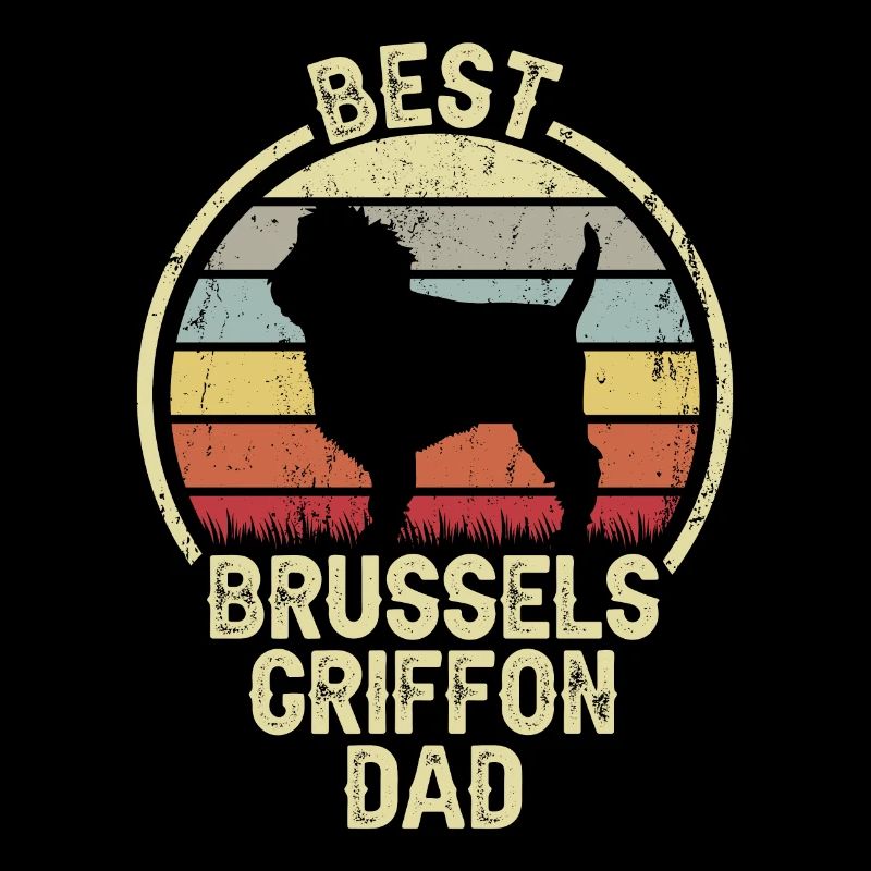 Meilleur père de chien - Brussels Griffon