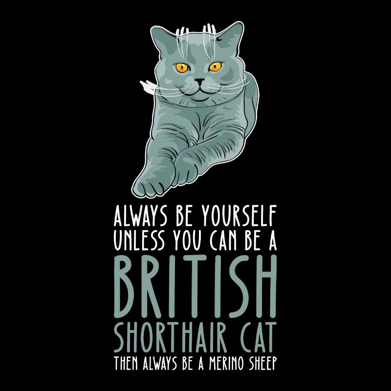 Be Yourself - British Shorthair Cat