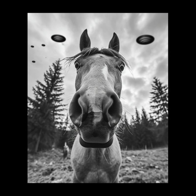 Pferd - Alien American Quarter UFO