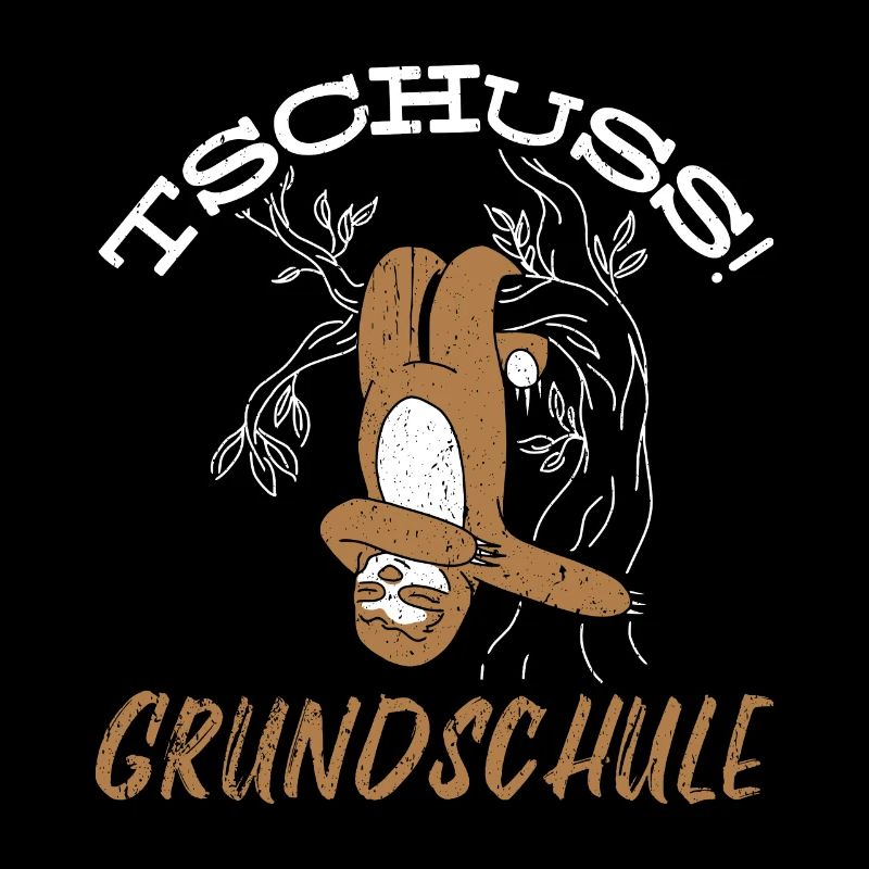 Tschüss Grundschule Abschluss Dabbing Faultier Ges