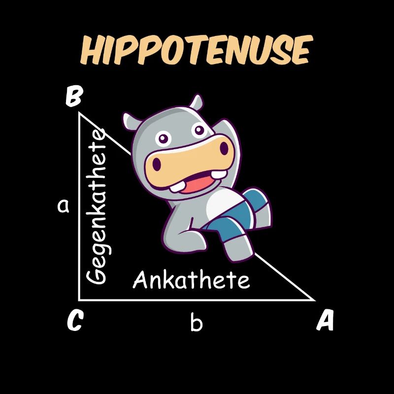 Drôle de mathématicien Design Hippotenuse