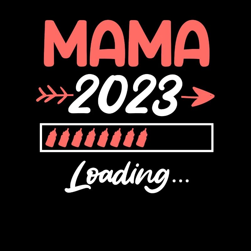Mama 2023 schwanger mit Mädchen Mama