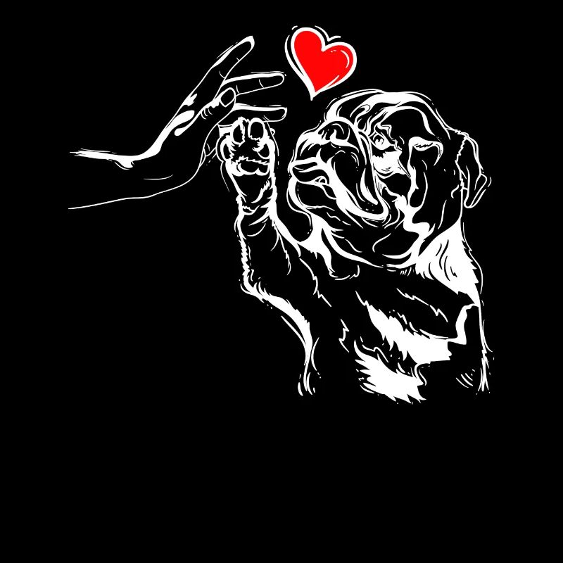 Bulldogge Liebe Hunde High Five