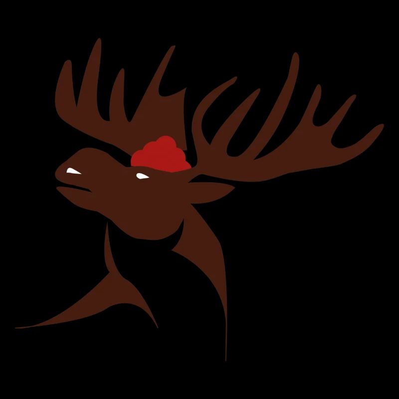 Hirsch mit Schwarzwaldhut
