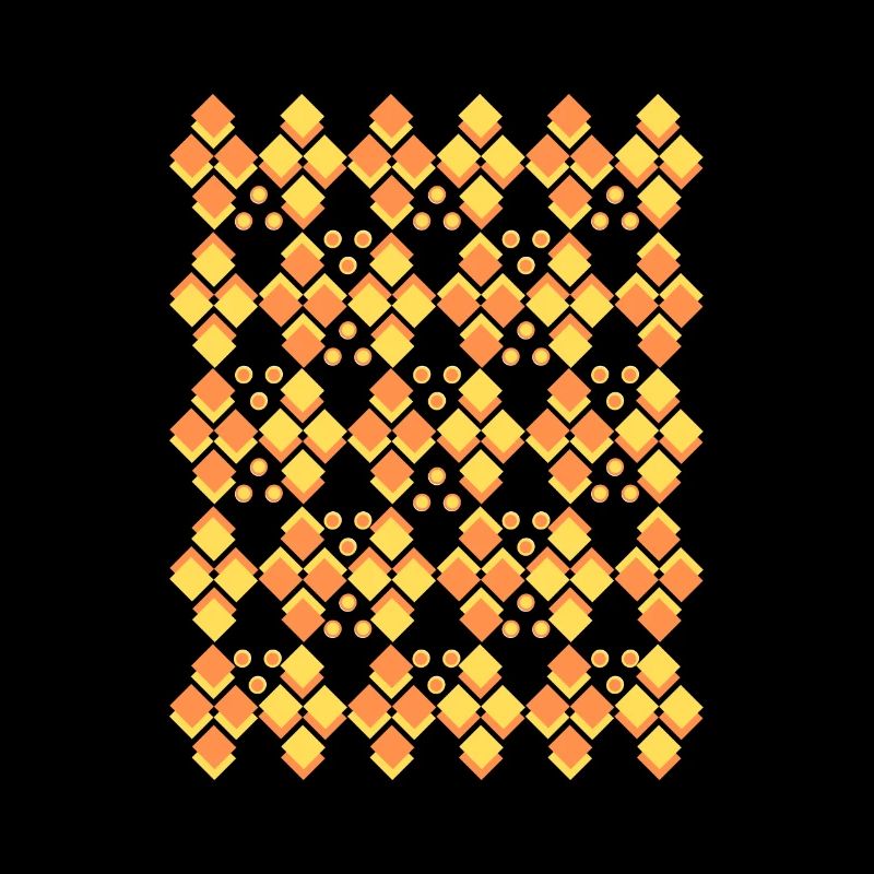 Abstract art geometric square geometric colored