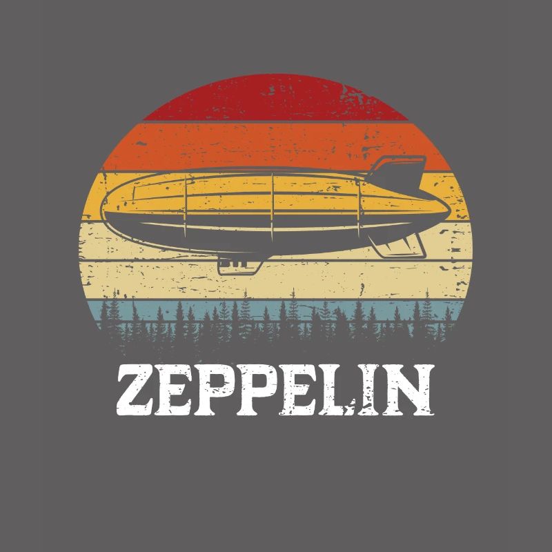Zeppelin Avion Dirigeable Aviation guidée