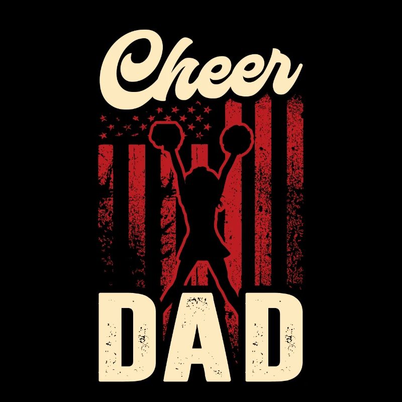 Cheer Dad Cheerleading Cheerleader Daddy